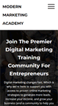 Mobile Screenshot of modernmarketingacademy.com